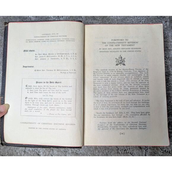 New Testament 1941 VTG BIBLE SOFTCOVER BOOK religious spritual christianity rare - Picture 5 of 7